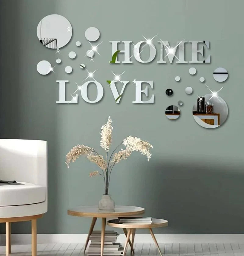 26-Piece 3D Acrylic Wall Decor