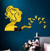 3D Acrylic Angel Fairy Wall Mirror
