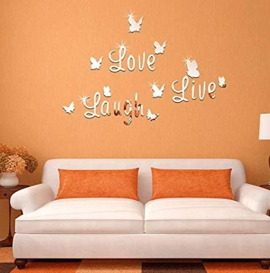 3D Acrylic Butterfly Mirror Stickers